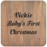 Vickie Baby's First Christmas - Drink Coaster C