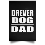 Drever Dog Dad - Poster Portrait