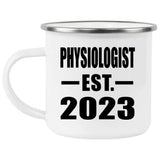 Physiologist Established EST. 2023 - 12oz Camping Mug