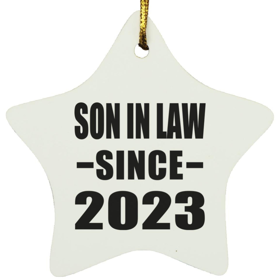Son In Law Since 2023 - Star Ornament