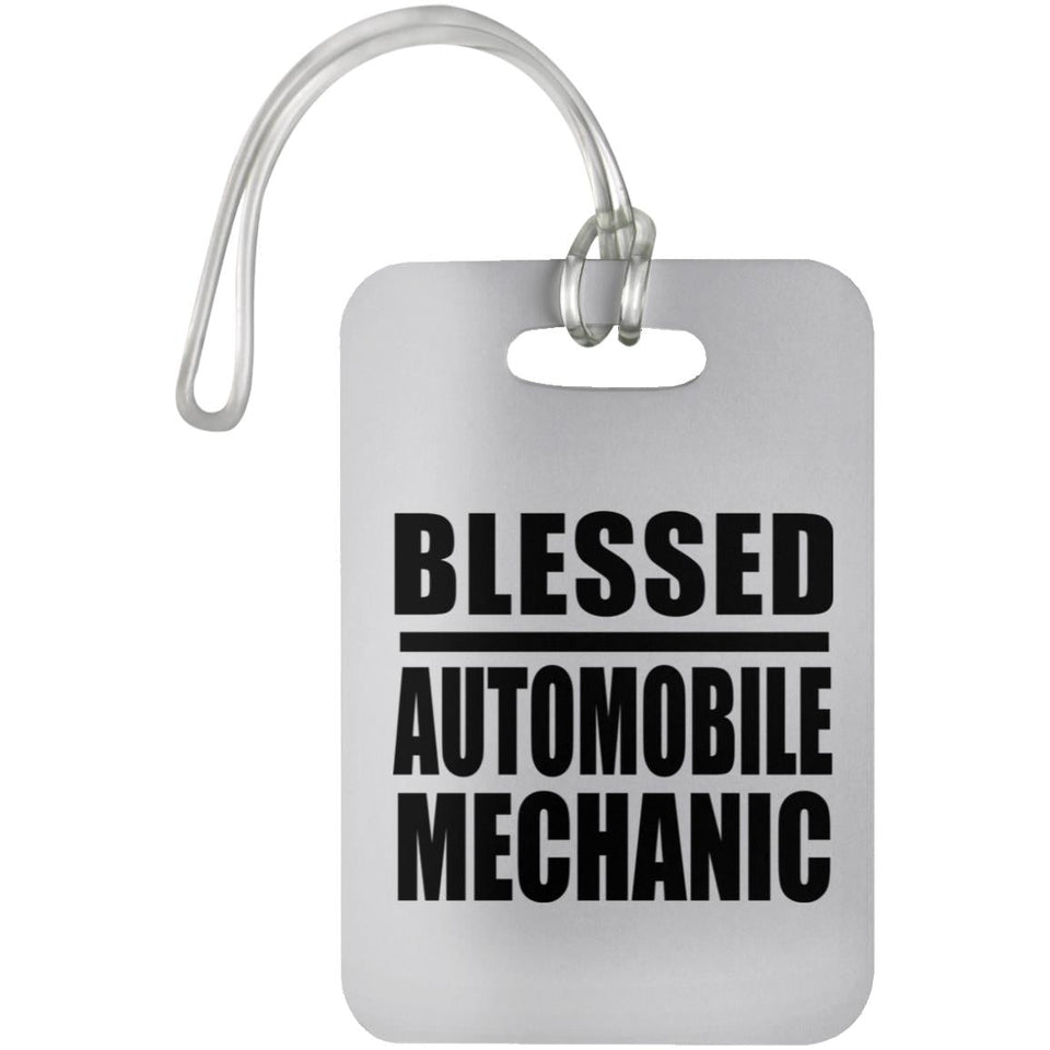 Blessed Automobile Mechanic - Luggage Bag Tag