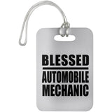 Blessed Automobile Mechanic - Luggage Bag Tag