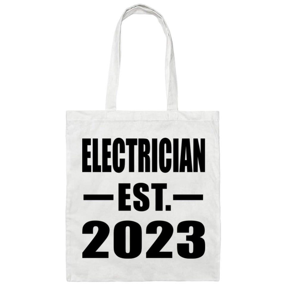 Electrician Established EST. 2023 - Tote Bag White