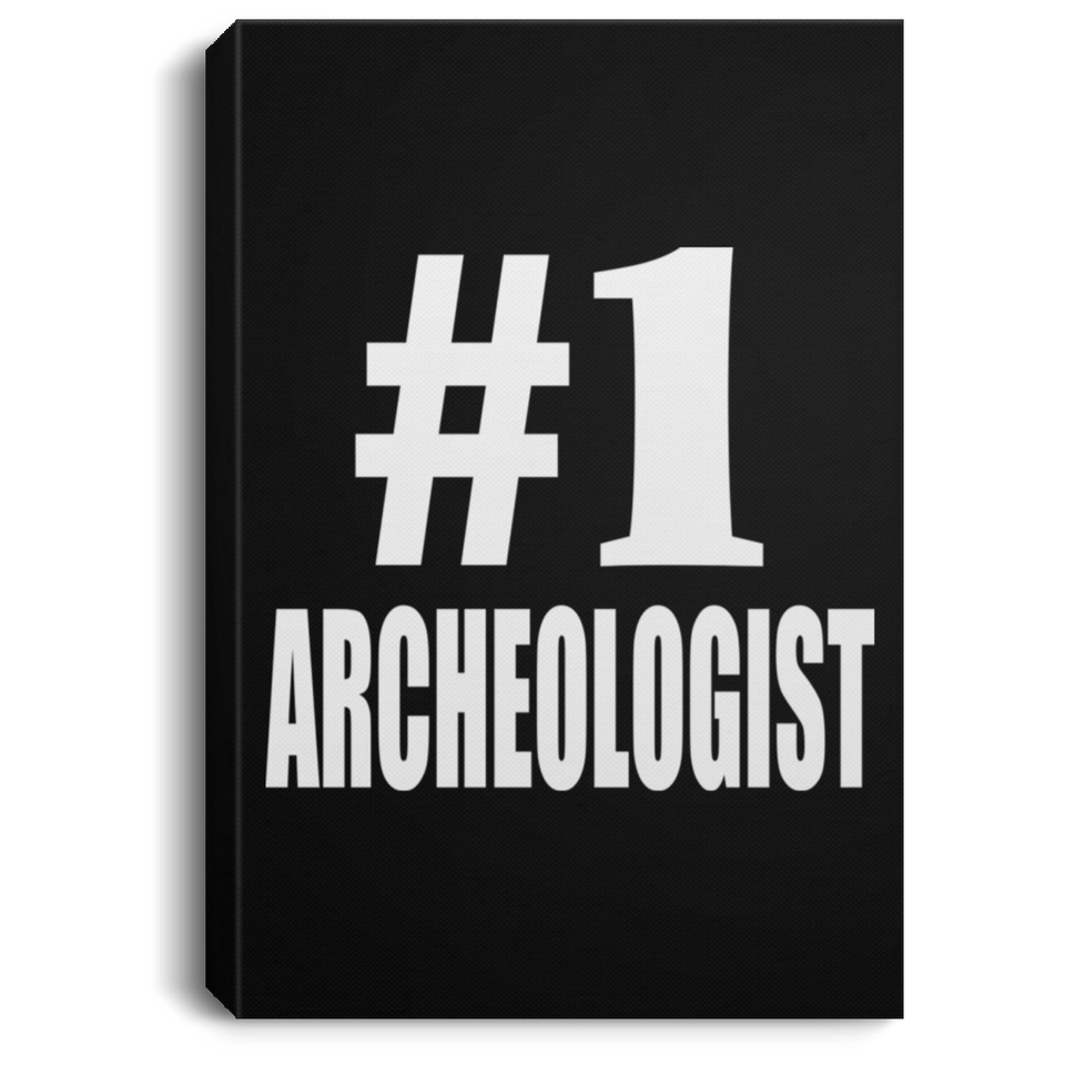 Number One #1 Archeologist - Canvas Portrait