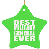Best Military General Ever - Star Ornament