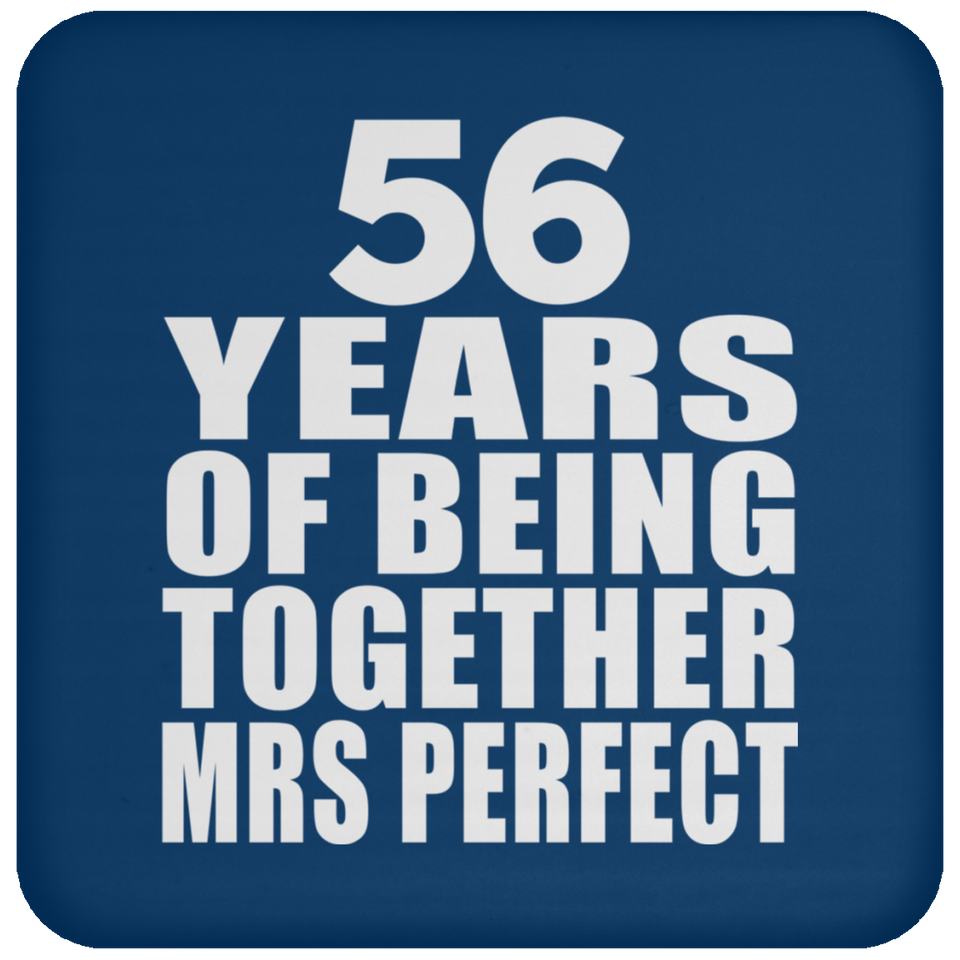 56th Anniversary 56 Years Of Being Mrs Perfect - Drink Coaster