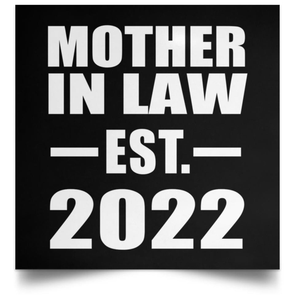 Mother In Law Established EST. 2022 - Poster Square