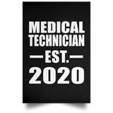 Medical Technician Established EST. 2020 - Poster Portrait