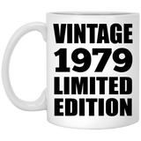 45th Birthday Vintage 1979 Limited Edition - 11oz Coffee Mug
