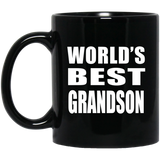 World's Best Grandson - 11 Oz Coffee Mug Black