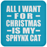 All I Want For Christmas Is My Sphynx Cat - Coaster