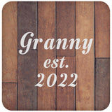 Granny Established Est. 2022 - Drink Coaster E