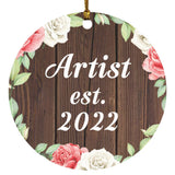 Artist Established Est. 2022 - Circle Ornament A