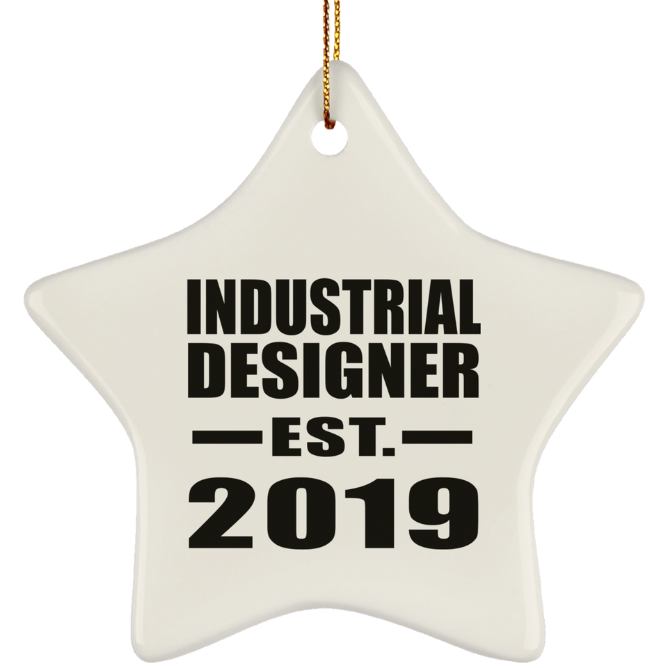 Industrial Designer Established EST. 2019 - Star Ornament