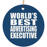World's Best Advertising Executive - Circle Ornament