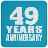 49th Anniversary 49 Years - Drink Coaster