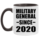 Military General Since 2020 - 11oz Accent Mug Black