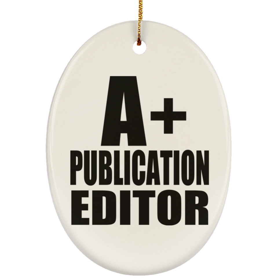 A+ Publication Editor - Oval Ornament