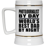 Photojournalist By Day World's Best Dad By Night - Beer Stein