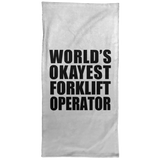 World's Okayest Forklift Operator - Hand Towel