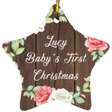 Lucy Baby's First Christmas - Star Ornament A