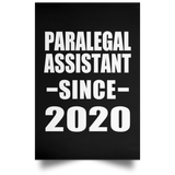 Paralegal Assistant Since 2020 - Poster Portrait