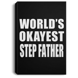 World's Okayest Step Father - Canvas Portrait