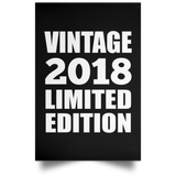 6th Birthday Vintage 2018 Limited Edition - Poster Portrait