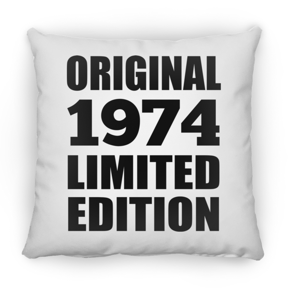 50th Birthday Original 1974 Limited Edition - Throw Pillow