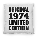 50th Birthday Original 1974 Limited Edition - Throw Pillow
