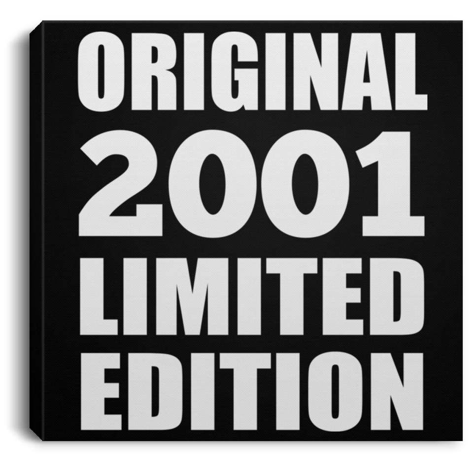 23rd Birthday Original 2001 Limited Edition - Canvas Square