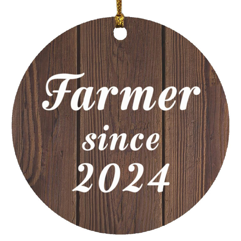 Farmer Since 2024 - Circle Ornament D