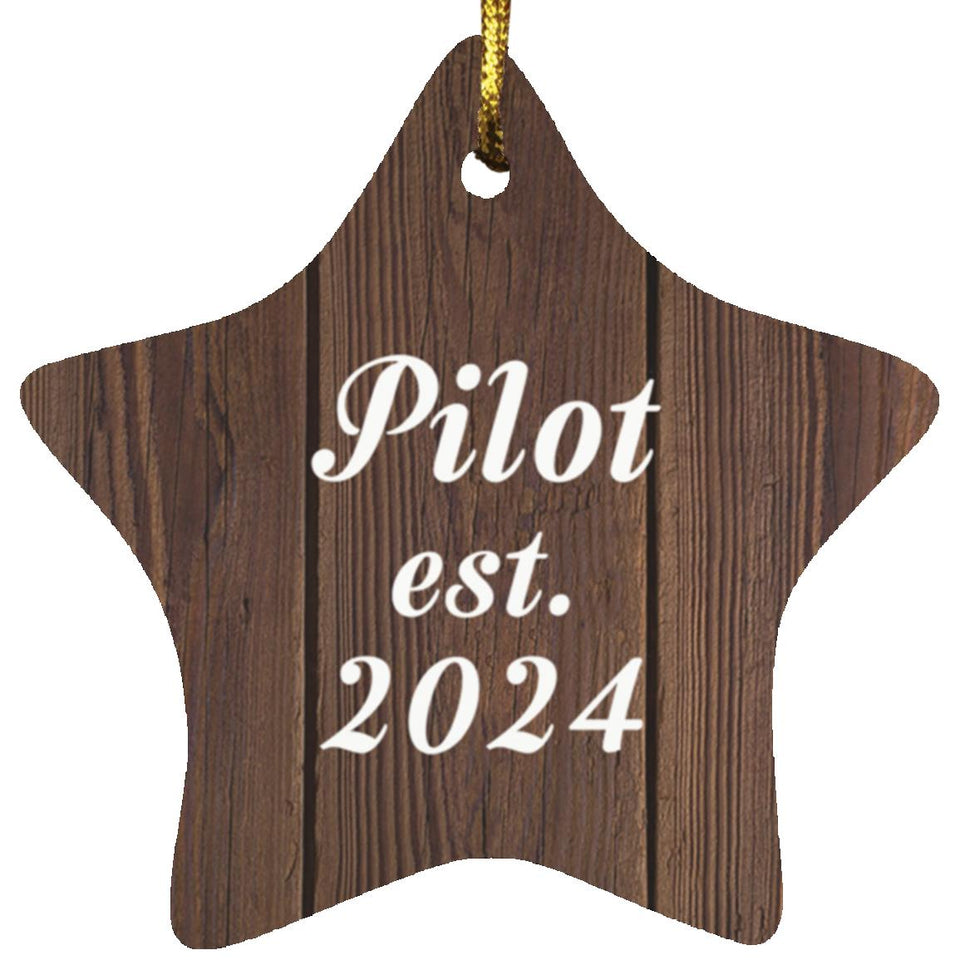 Pilot Established Est. 2024 - Star Ornament D