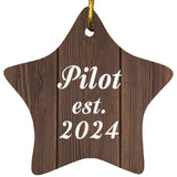 Pilot Established Est. 2024 - Star Ornament D