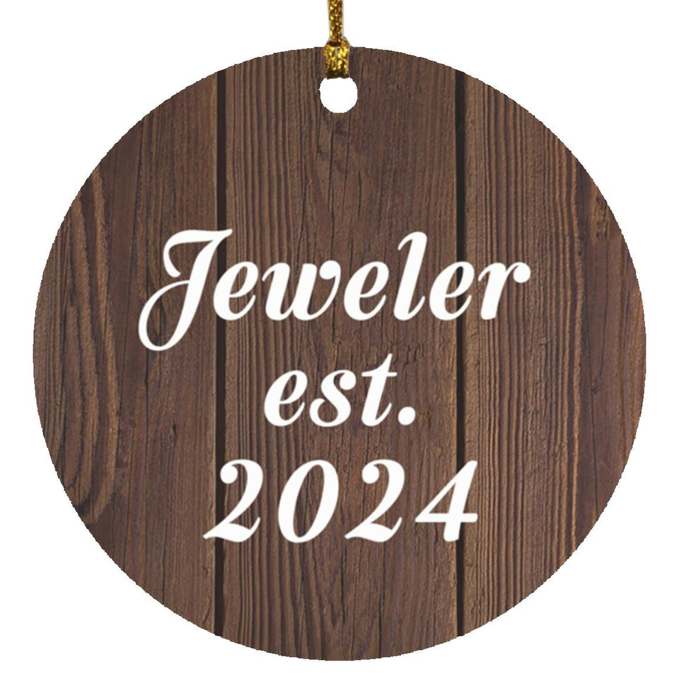 Jeweler Established Est. 2024 - Circle Ornament D