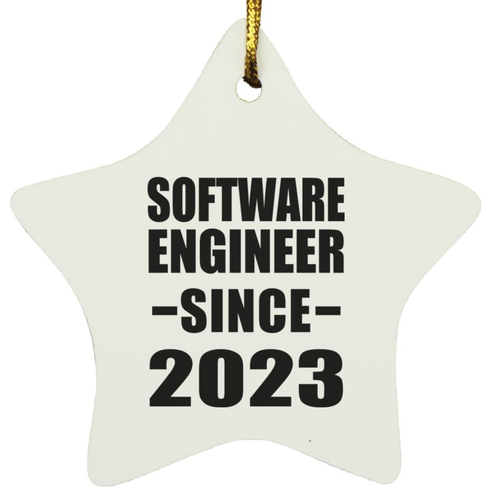 Software Engineer Since 2023 - Star Ornament