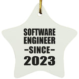 Software Engineer Since 2023 - Star Ornament