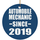 Automobile Mechanic Since 2019 - Circle Ornament