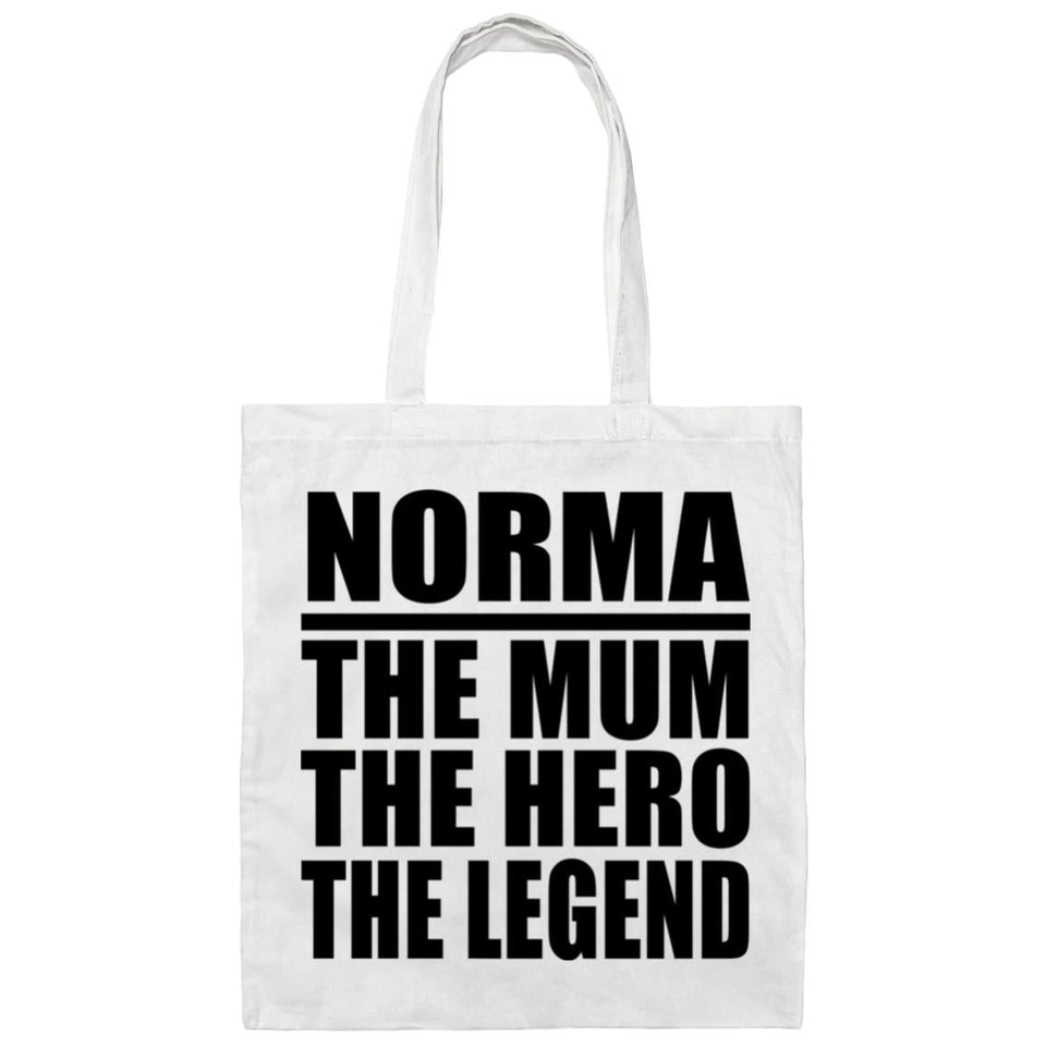 Norma The Mum The Hero The Legend - Tote Bag White