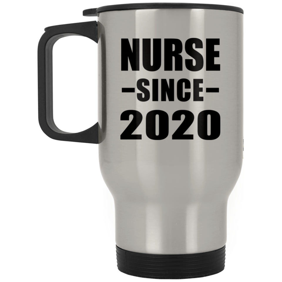 Nurse Since 2020 - Silver Travel Mug