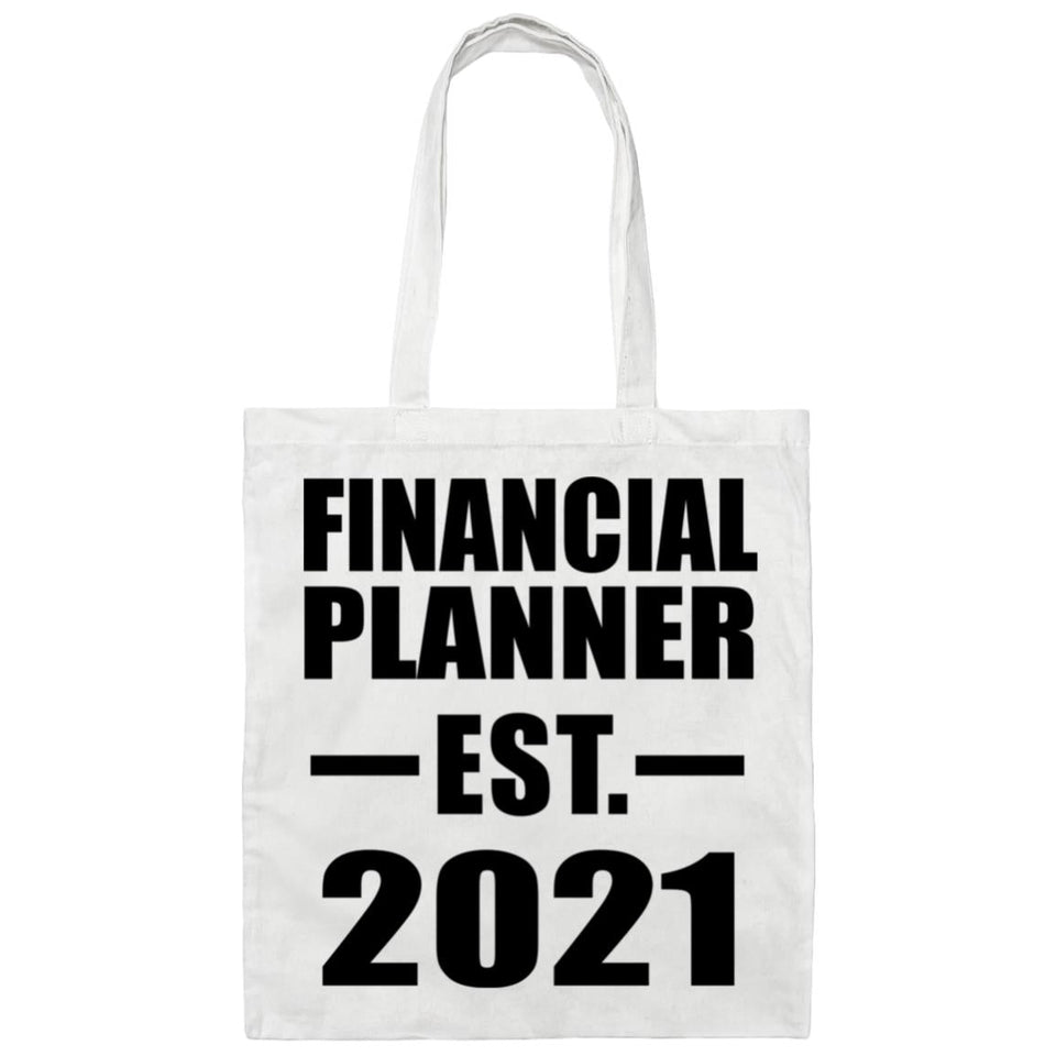 Financial Planner Established EST. 2021 - Tote Bag White