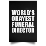 World's Okayest Funeral Director - Poster Portrait