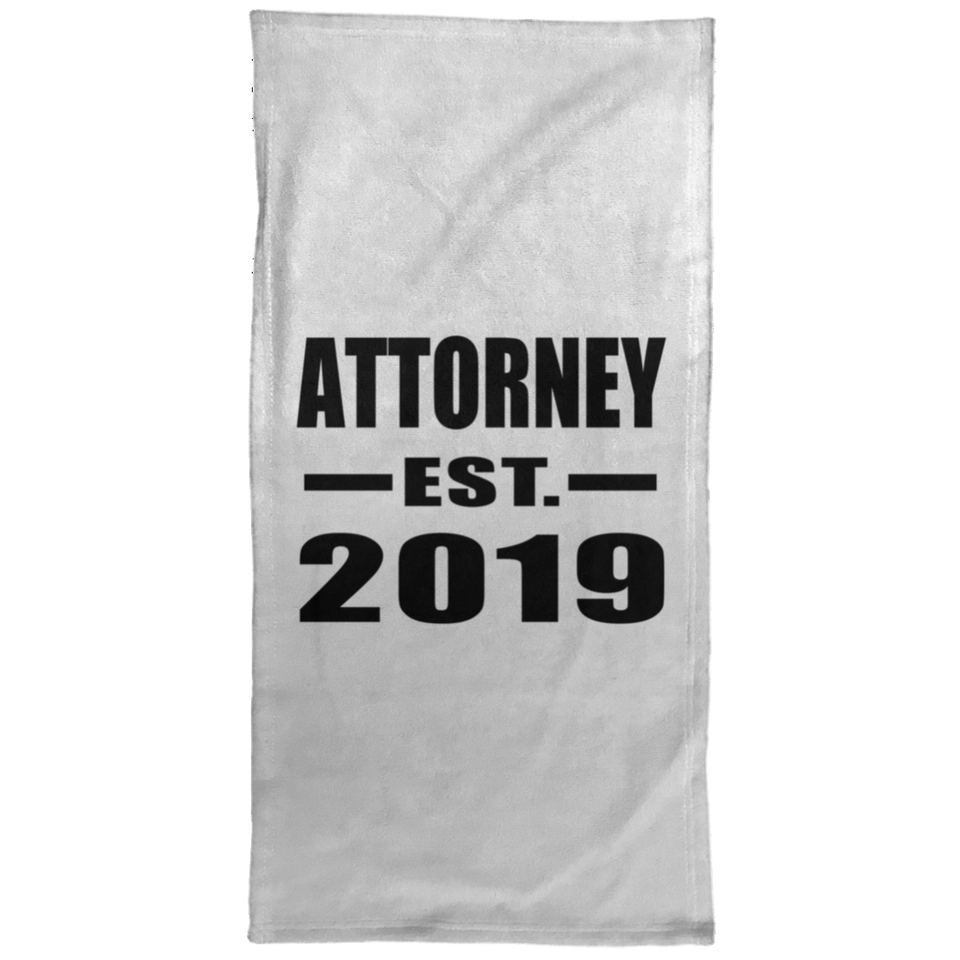 Attorney Established EST. 2019 - Hand Towel