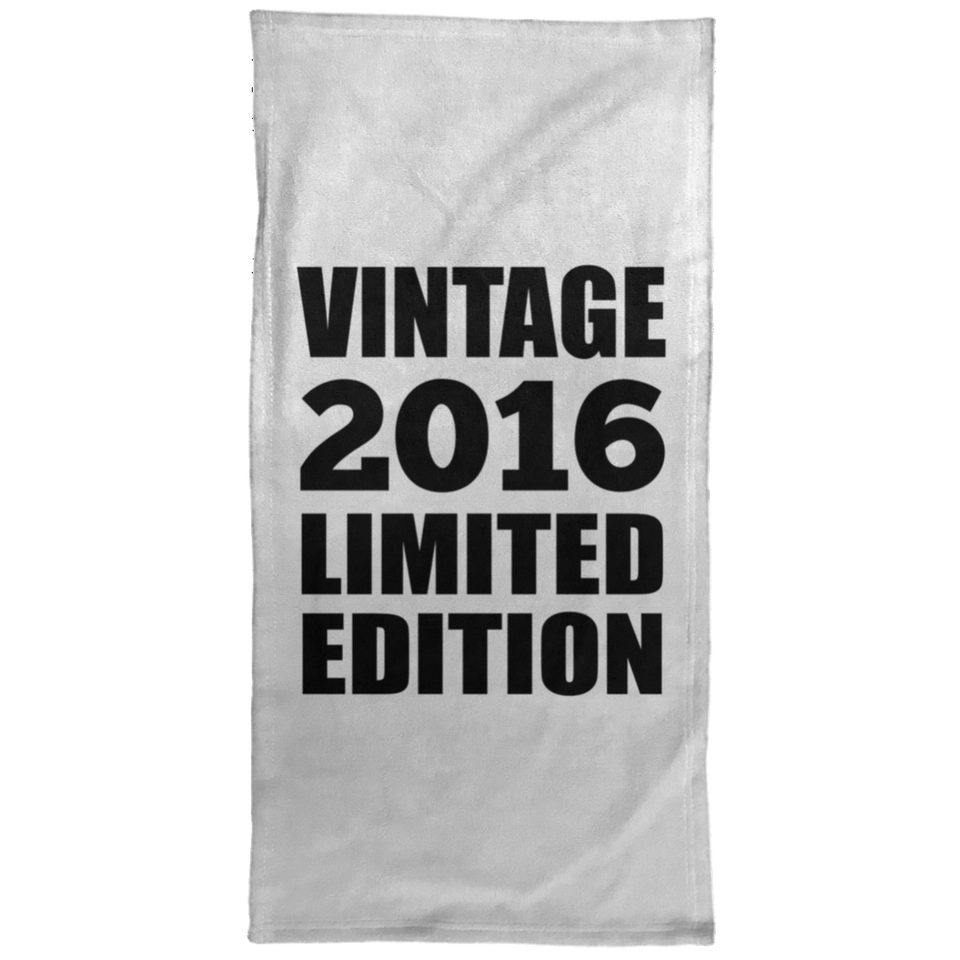8th Birthday Vintage 2016 Limited Edition - Hand Towel