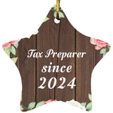 Tax Preparer Since 2024 - Star Ornament A
