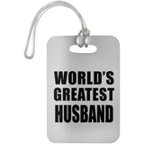 World's Greatest Husband - Luggage Bag Tag