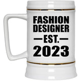 Fashion Designer Established EST. 2023 - Beer Stein