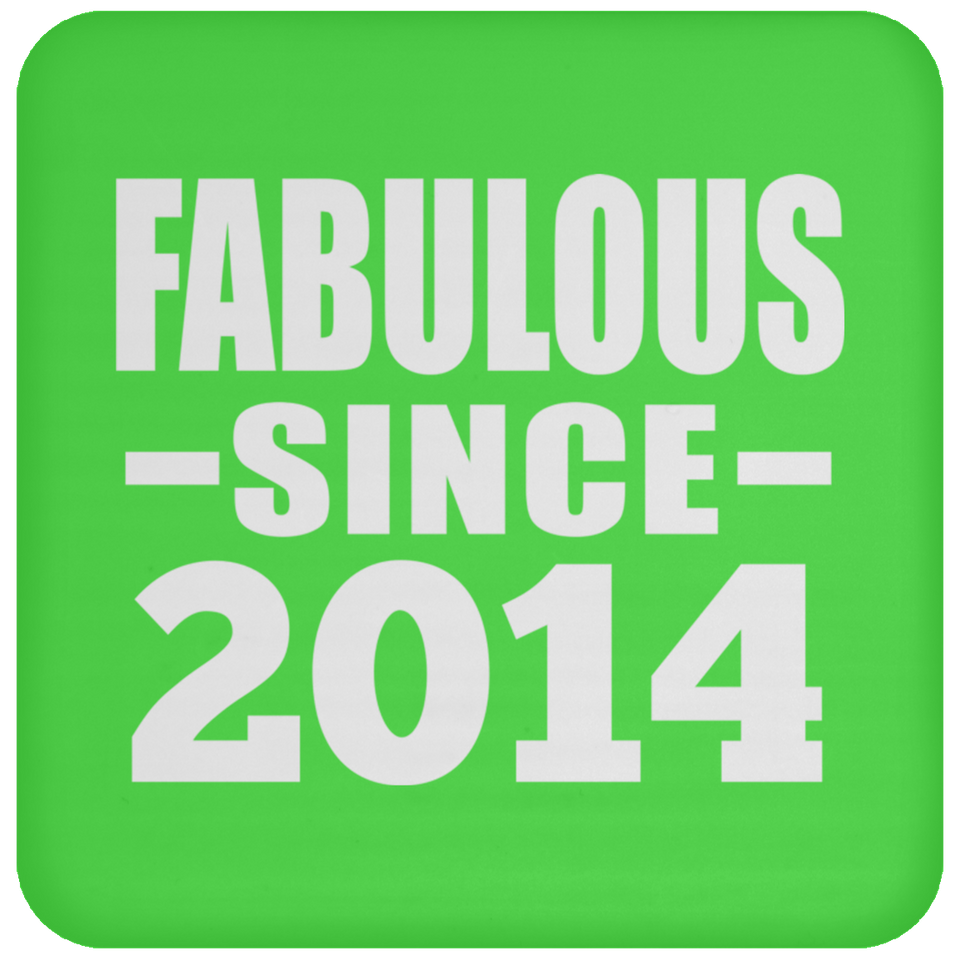 10th Birthday Fabulous Since 2014 - Drink Coaster