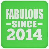 10th Birthday Fabulous Since 2014 - Drink Coaster
