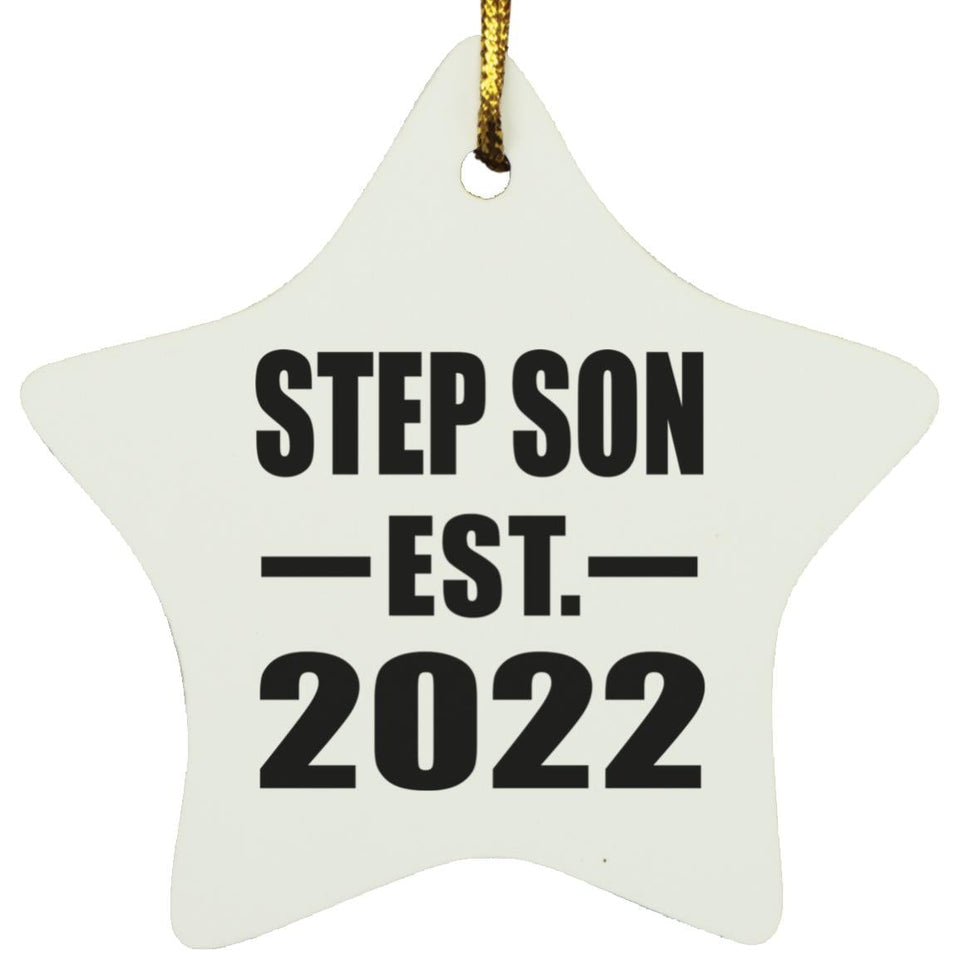Step Son Established EST. 2022 - Star Ornament
